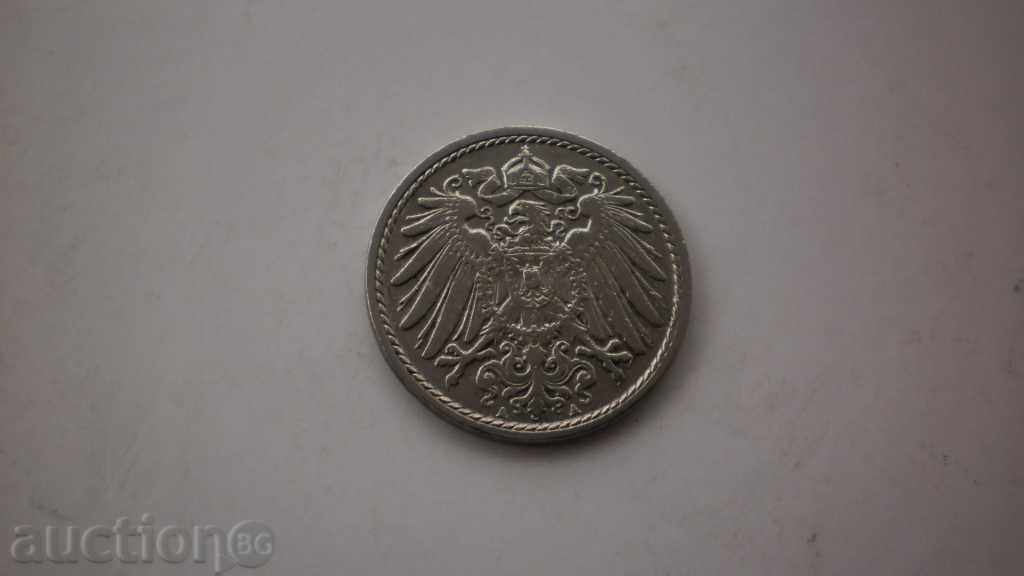 5 pfennig 1912 A Germania cu preț € 1.02 | 1.99 BGN