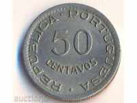Португалско Кабо Верде 50 сентавос 1949 година