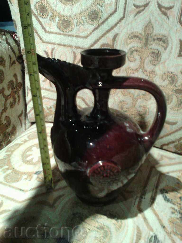 Old pottery ceramic pot