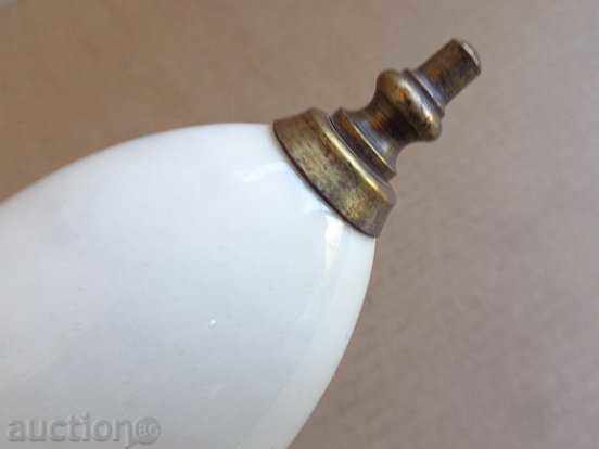 Auction Porcelain weight from an old el. Chandelier Auction Porcelain weight from an old el. Chandelier