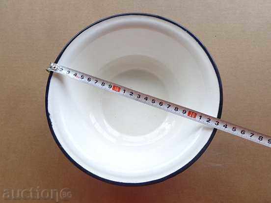 Auction Enameled bowl, enamel bowl, basin, basin Auction Enameled bowl, enamel bowl, basin, basin
