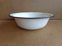 Enameled bowl, enamel bowl, basin, basin