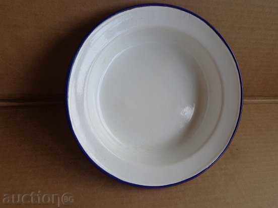Enameled dish, enamel bowl, bowl, wounded KOLAROVGRAD - 5 Enameled dish, enamel bowl, bowl, wounded KOLAROVGRAD - 5