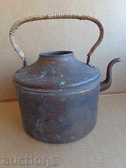 Меден съд чайник самовар бакър джезве медник тенджера с цена 84.00 лв. | € 42.95 Меден съд чайник самовар бакър джезве медник тенджера с цена 84.00 лв. | € 42.95