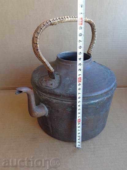 Аукцион Меден съд чайник самовар бакър джезве медник тенджера Аукцион Меден съд чайник самовар бакър джезве медник тенджера