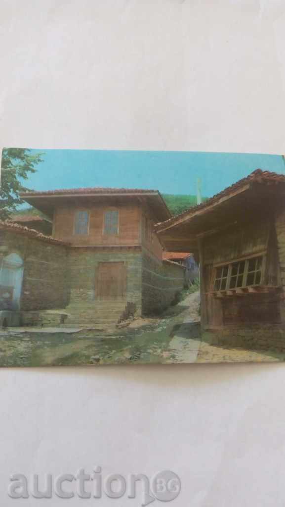 Καρτ ποστάλ Zheravna Παλιά αρχιτεκτονικό σύνολο