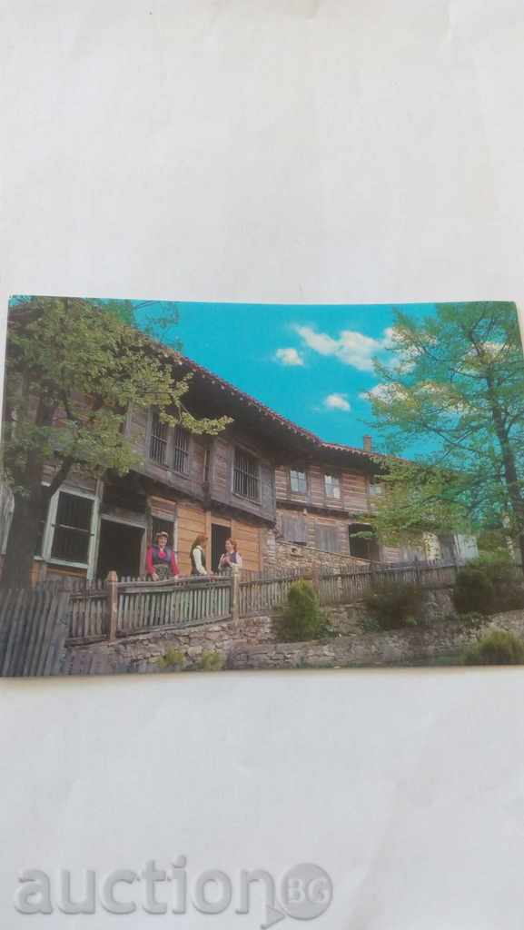 Пощенска картичка Жеравна Старинна архитектура