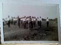Снимка Плевен 1944 г. 2 ра ударна рота сутрешна гимнастика