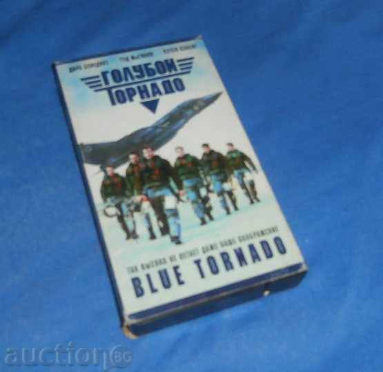 casete video - retro "Blue Tornado"