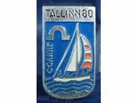 7133СССР олимпийски знак състезания ветроходство ТалинМосква