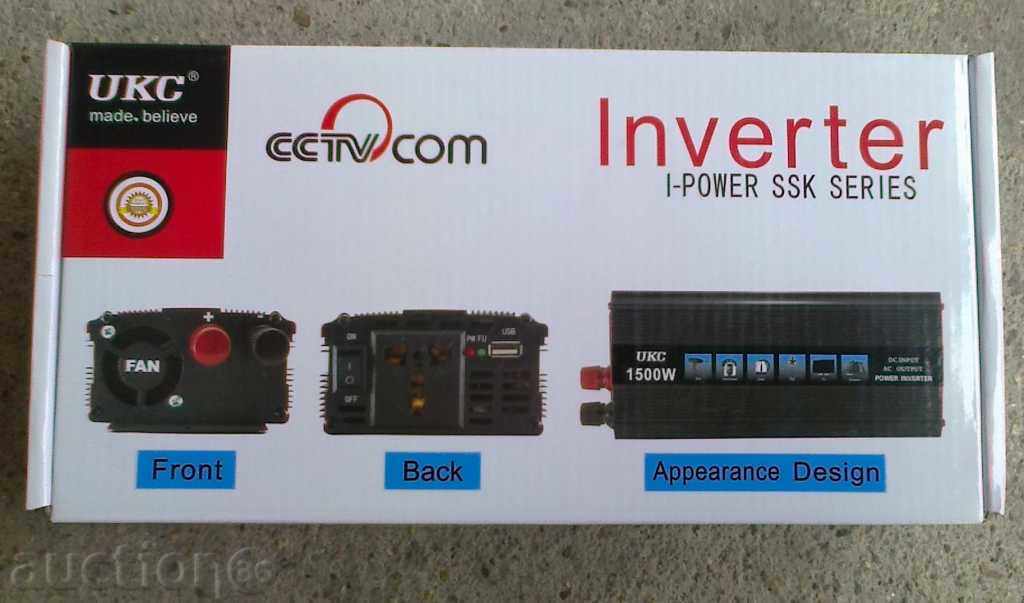 Livrarea invertor Visokokachestven pentru camion UKC 24V-220V, 2000W