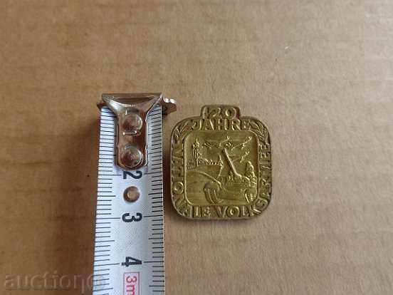 Delivery of Embroidery sign, badge 20 YEARS NATIONAL AUTHORITY GDR Delivery of Embroidery sign, badge 20 YEARS NATIONAL AUTHORITY GDR