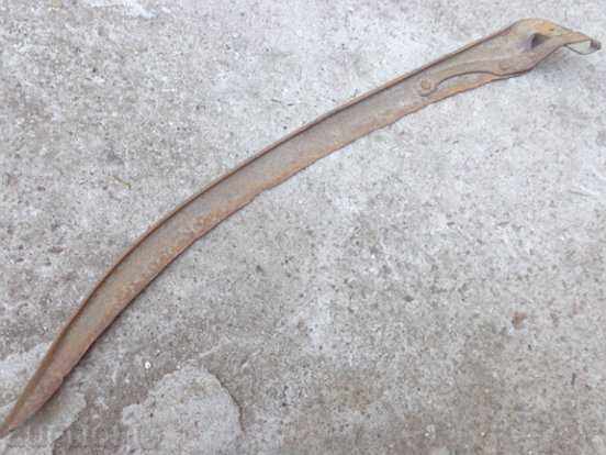 Old hand-forged mowing hair, wrought iron with price 52.00 BGN | € 26.59