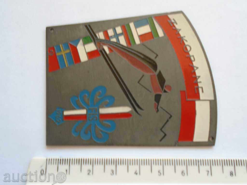 Delivery of 1962 - MEDAL WORLD OF SKI IN "ZAKOPANE"