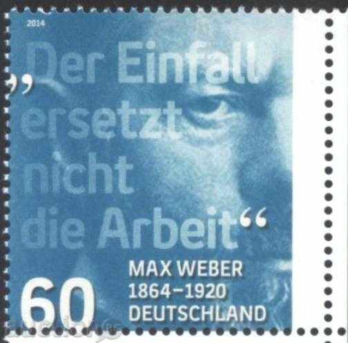 Καθαρό σήμα Max Weber της Γερμανίας το 2014