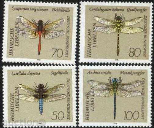 mărcile curate Insecte, libelule 1991 Germania