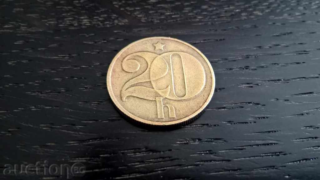 Coin - Czechoslovakia - 20 halls 1972 with price 0.70 BGN | € 0.36 Coin - Czechoslovakia - 20 halls 1972 with price 0.70 BGN | € 0.36