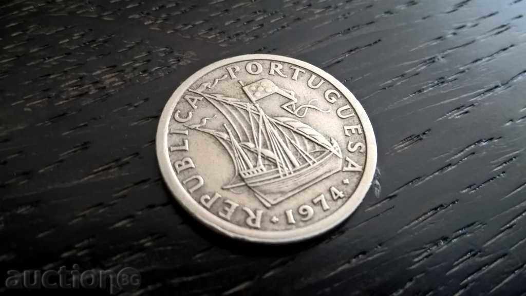 Auction Coin - Portugal - 2.50 (2 $ 50) Escudo | 1974 Auction Coin - Portugal - 2.50 (2 $ 50) Escudo | 1974
