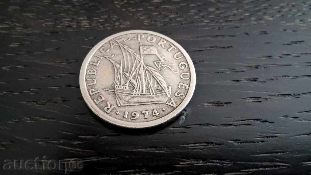 Delivery of Coin - Portugal - 2.50 (2 $ 50) Escudo | 1974 Delivery of Coin - Portugal - 2.50 (2 $ 50) Escudo | 1974