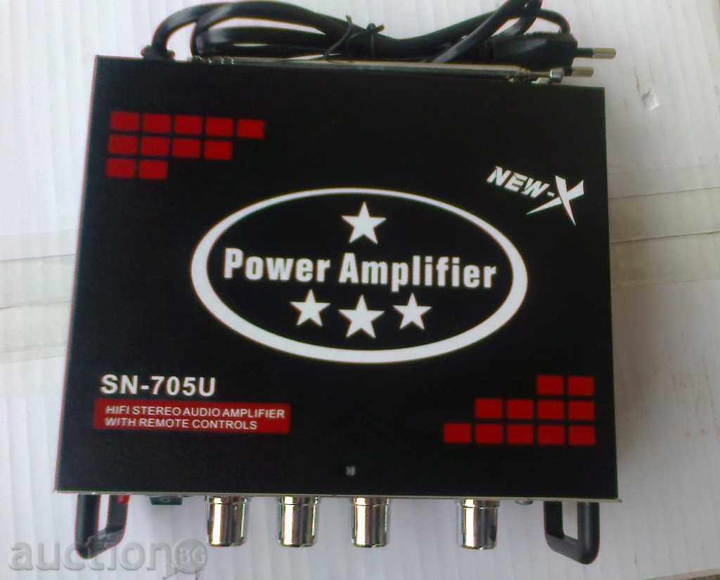 Amplificator audio / Home amplificator / UKC SN-705U cu preț 47.50 BGN | € 24.29 Amplificator audio / Home amplificator / UKC SN-705U cu preț 47.50 BGN | € 24.29