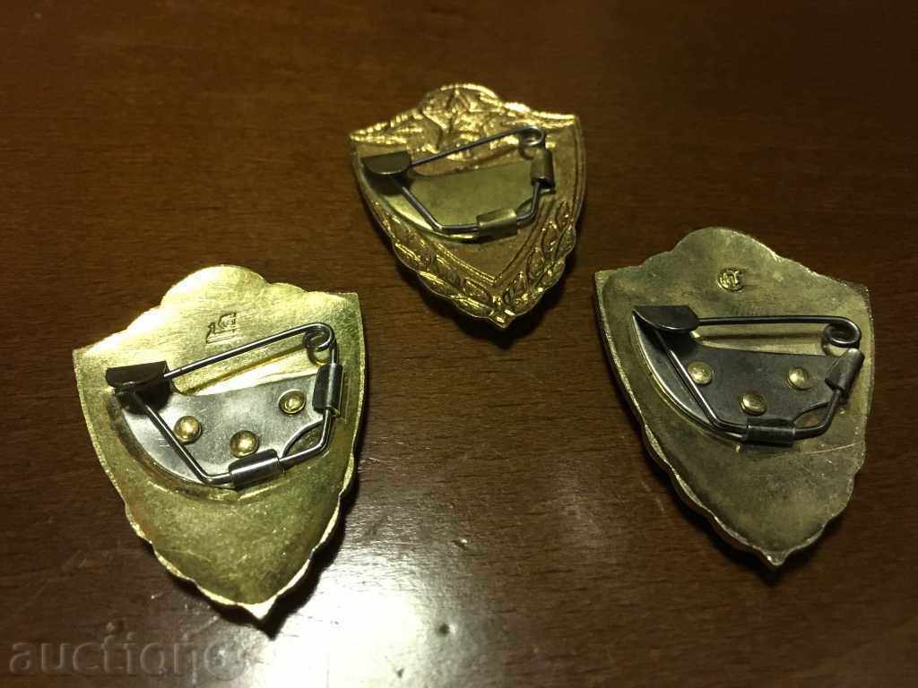 Auction Lot of Russian Army Signs 1,2 and 3 Class Auction Lot of Russian Army Signs 1,2 and 3 Class