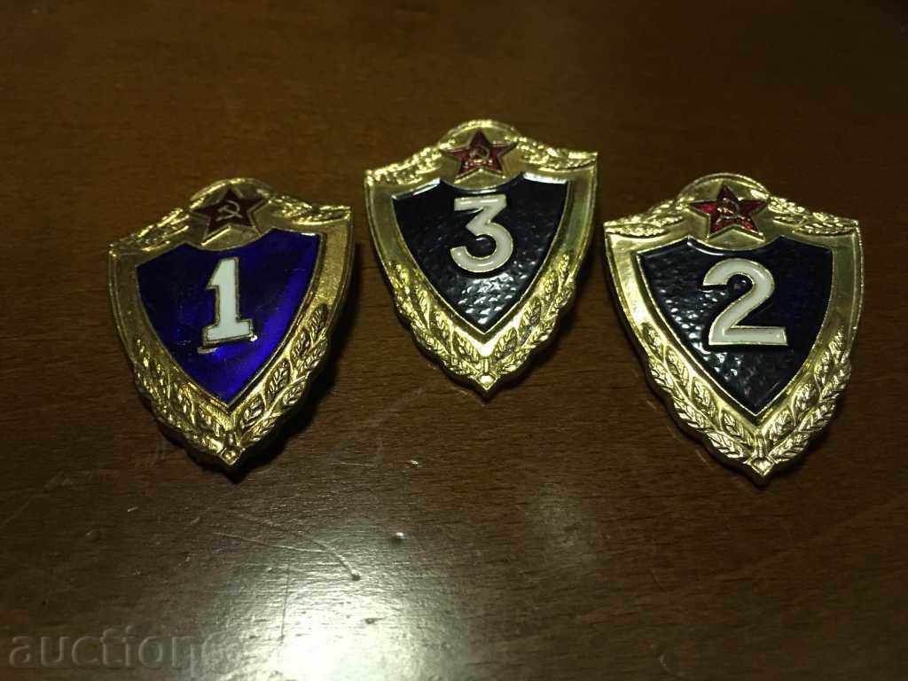 Lot of Russian Army Signs 1,2 and 3 Class