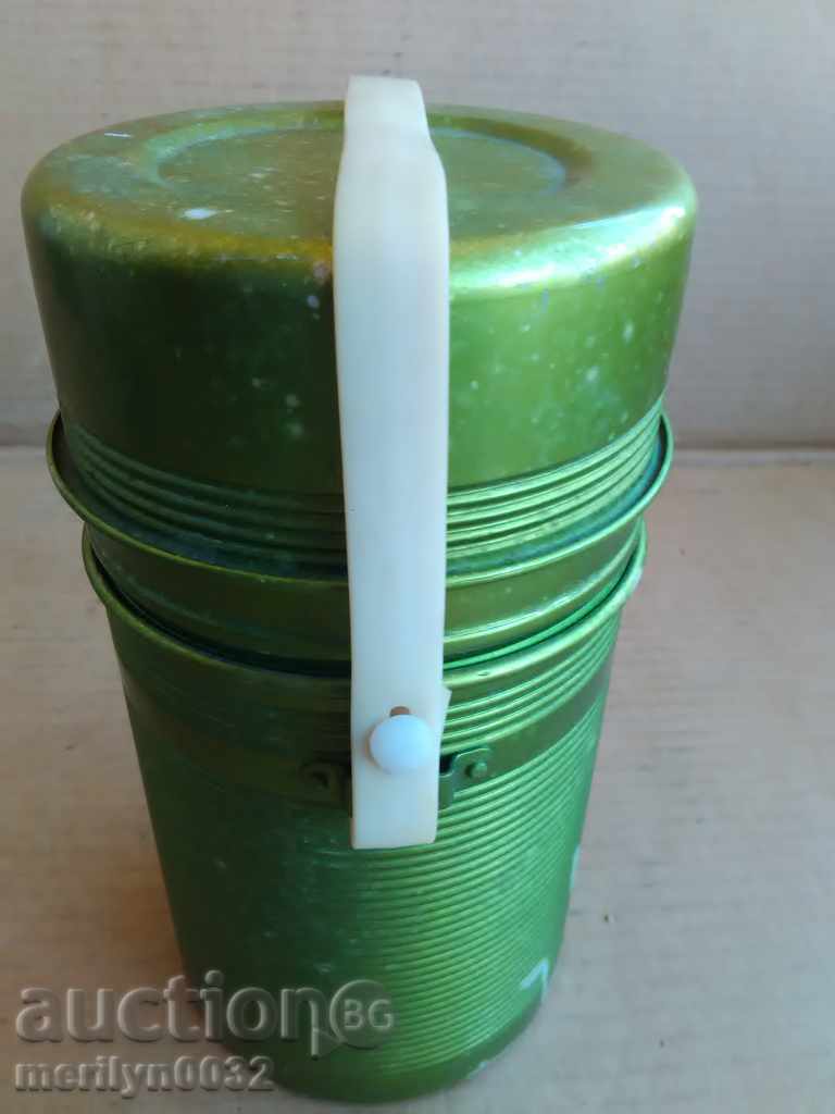 Old thermos, ketch, bottle, bottle, bottle of salt with price 29.00 BGN | € 14.83 Old thermos, ketch, bottle, bottle, bottle of salt with price 29.00 BGN | € 14.83