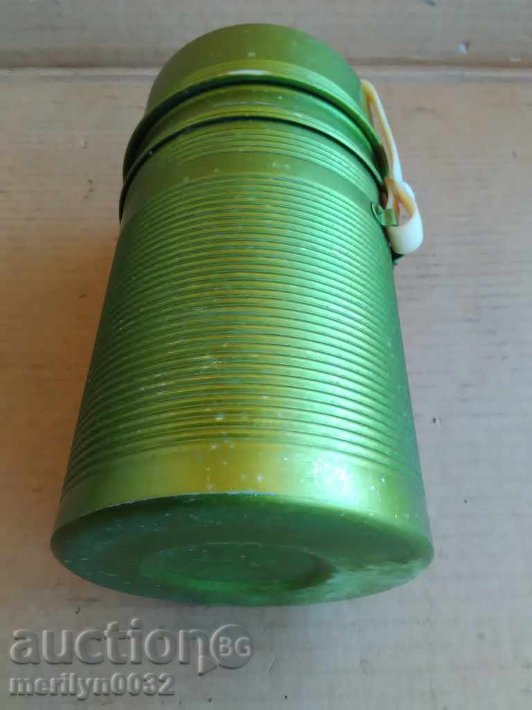 Auction Old thermos, ketch, bottle, bottle, bottle of salt Auction Old thermos, ketch, bottle, bottle, bottle of salt