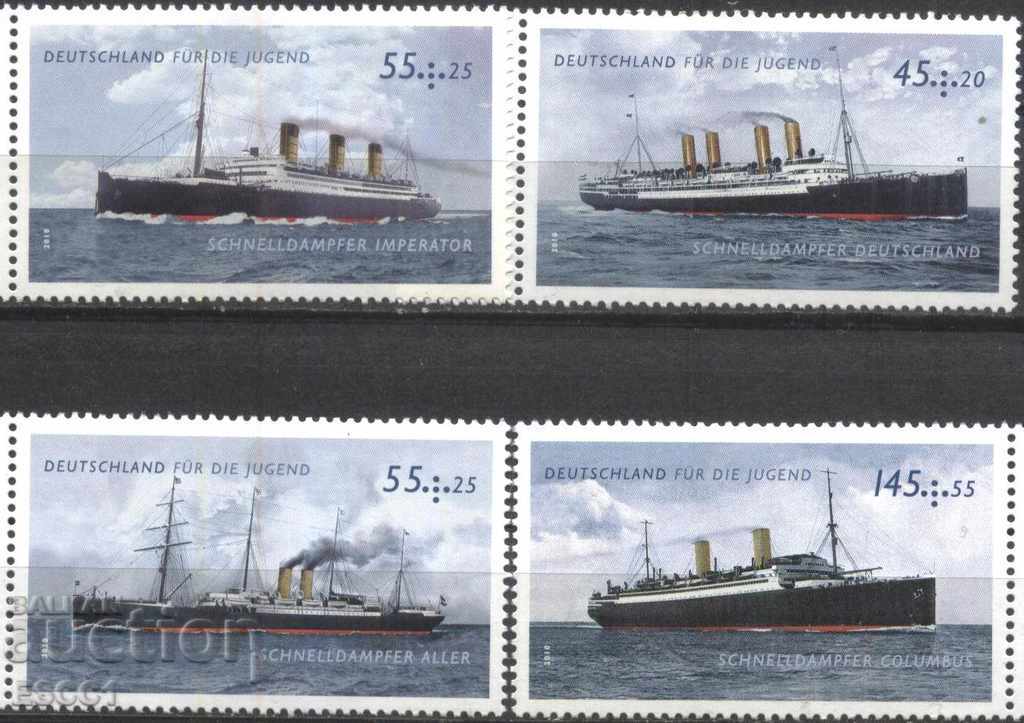 Чисти марки  Кораби  2010 от Германия