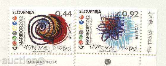 Чисти марки Европа СЕПТ 2012 от  Словения