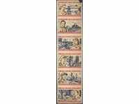 6 match tags from the Czechoslovak Lot 704
