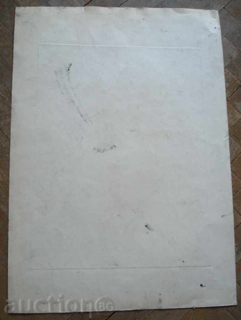 Auction 1058 Unknown author graph Nude Body P30 / 50 cm Auction 1058 Unknown author graph Nude Body P30 / 50 cm