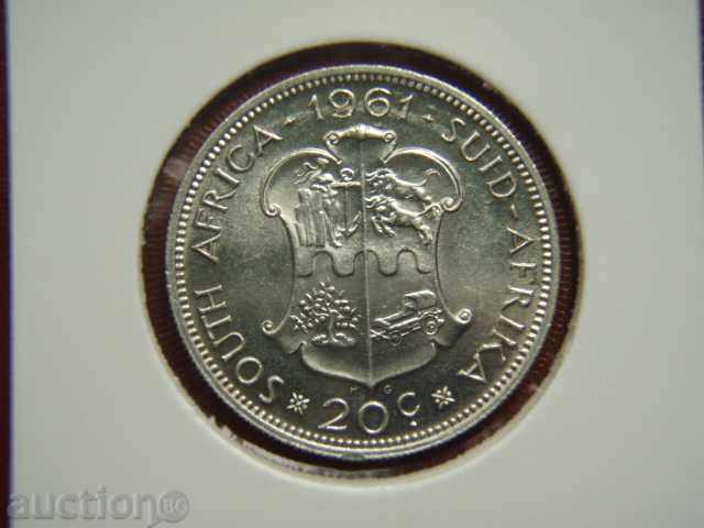 20 Centi 1961 Africa de Sud (Africa de Sud) - Unc