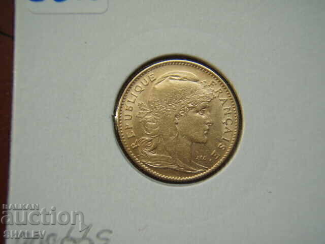 10 Francs 1909 France - AU (Gold) - 7 10 Francs 1909 France - AU (Gold) - 7
