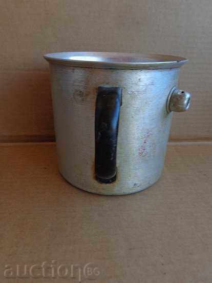 Aluminum Milk from Soviet Republic of Bulgaria USSR - 7 Aluminum Milk from Soviet Republic of Bulgaria USSR - 7