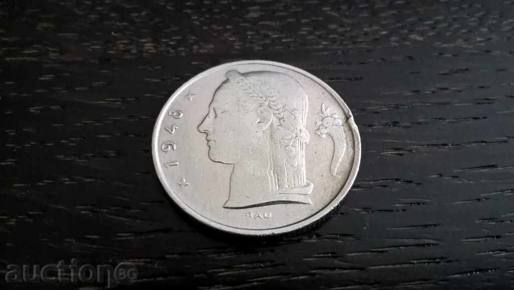 Delivery of Coin - Belgium - 5 francs | 1948