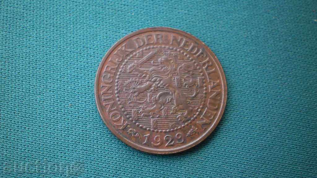 Холандия  2½  Цента 1929  Рядка  Медна Монета с цена € 5.11 | 9.99 лв.