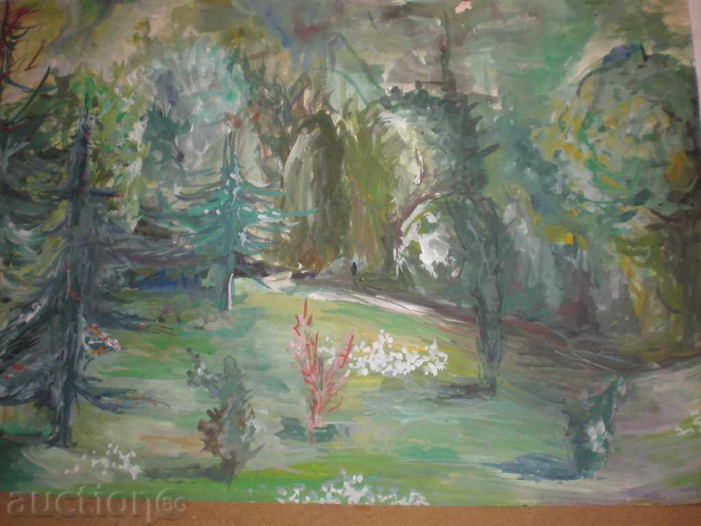 watercolor forest watercolor forest