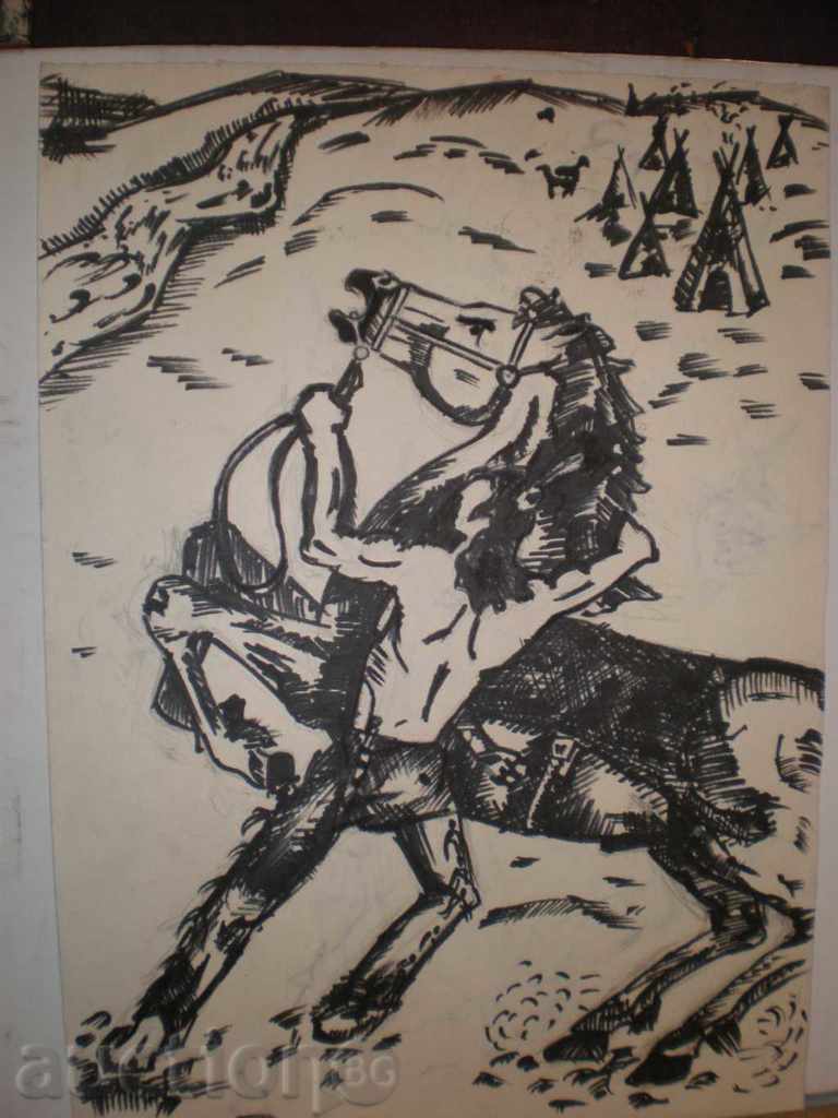 ζωγραφική με μελάνι,