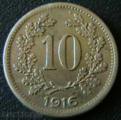 10 халера 1916, Австрия