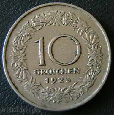 10 гроша 1925, Австрия с цена € 0.77 | 1.51 лв.
