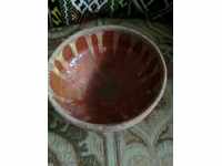 An old ceramic bowl