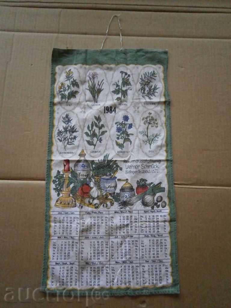 Πετσέτες ημερολόγιο GDR 1984 με τιμή 35.00 BGN | € 17.90 Πετσέτες ημερολόγιο GDR 1984 με τιμή 35.00 BGN | € 17.90