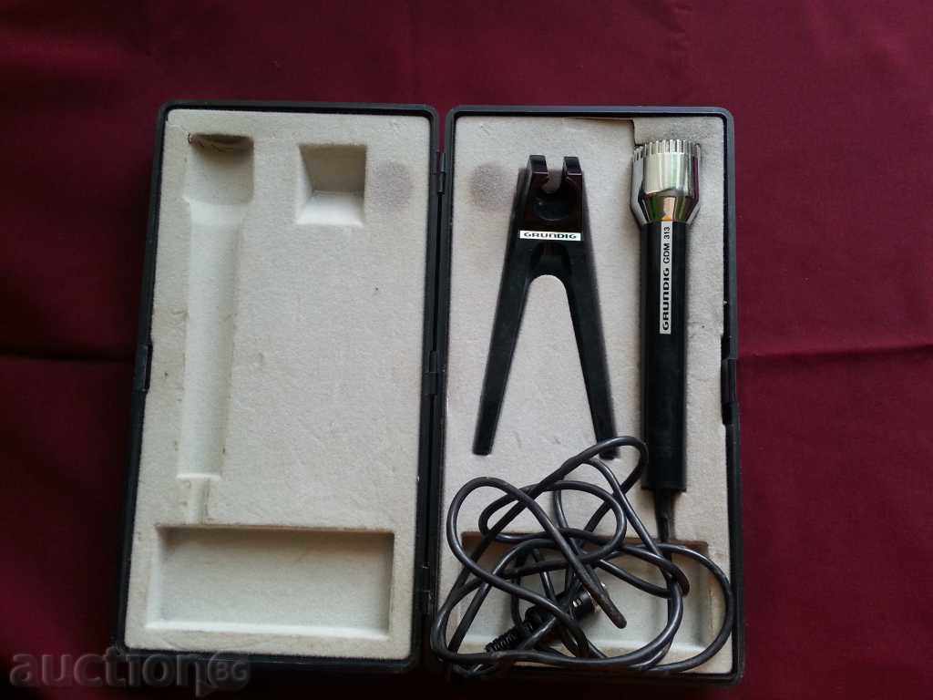 Auction Collecting Desktop Microphone Grundig, Grundig Auction Collecting Desktop Microphone Grundig, Grundig