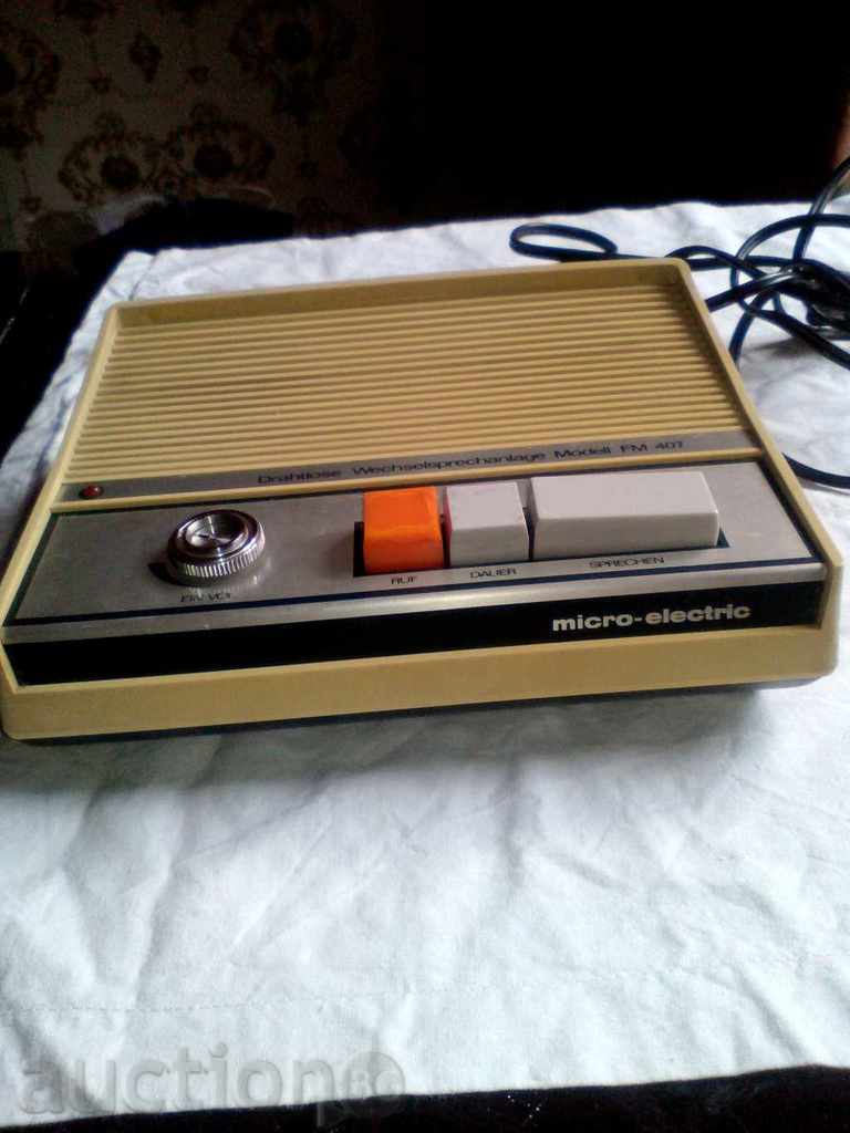 Intercom FM 407 Drahtlose Wechselsprechanlage. Japan with price 79.99 BGN | € 40.90 Intercom FM 407 Drahtlose Wechselsprechanlage. Japan with price 79.99 BGN | € 40.90