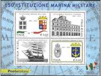 Чист блок Милитария Кораб Гербове 2011 от Италия