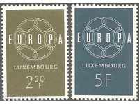 Καθαρό Μάρκες Ευρώπη Σεπτέμβριο του 1959 στο Λουξεμβούργο