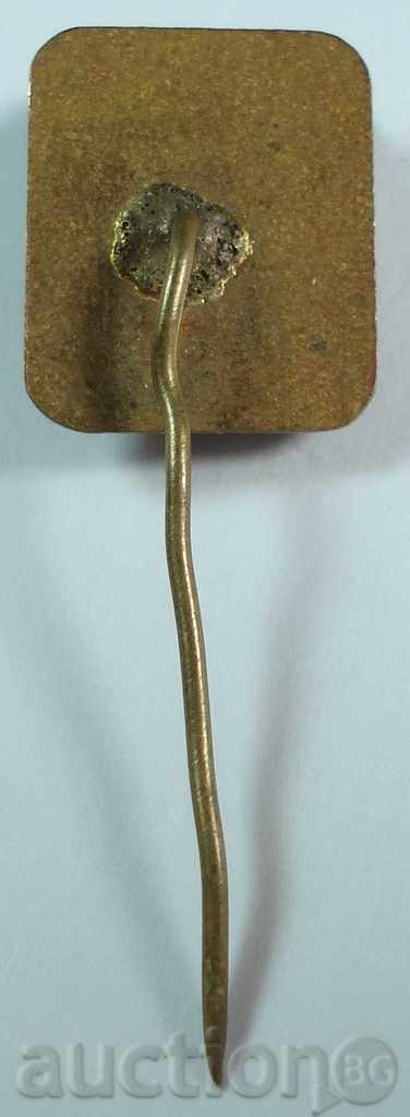 7502 Bulgaria flag VI youth marathon Rodina enamel with price 1.00 BGN | € 0.51 7502 Bulgaria flag VI youth marathon Rodina enamel with price 1.00 BGN | € 0.51