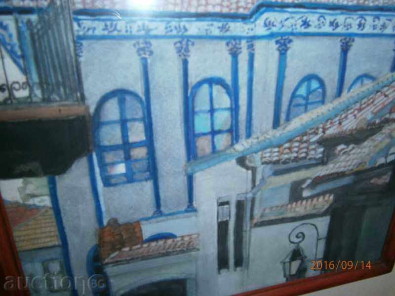 Auction  Aquarelle - Painting - House - 6