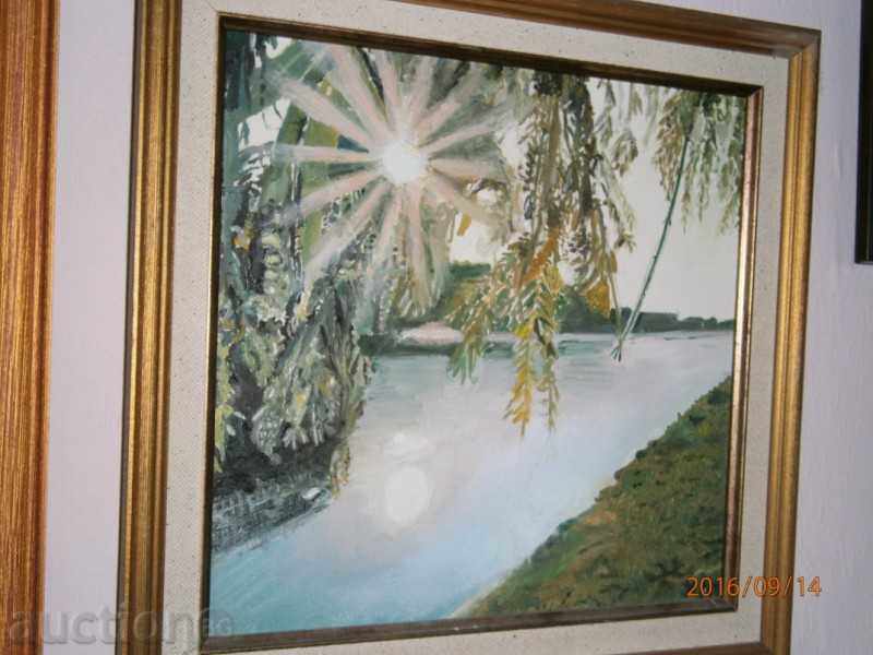 Auction Picture - River - oil on canvas - Hrista Panteva Auction Picture - River - oil on canvas - Hrista Panteva